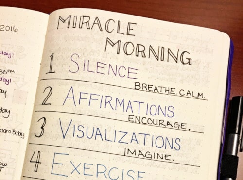 Miracle Morning Notebook