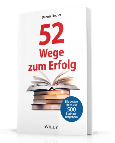 Buchcover 52 Wege zum Erfolg - Dennis Fischer - png